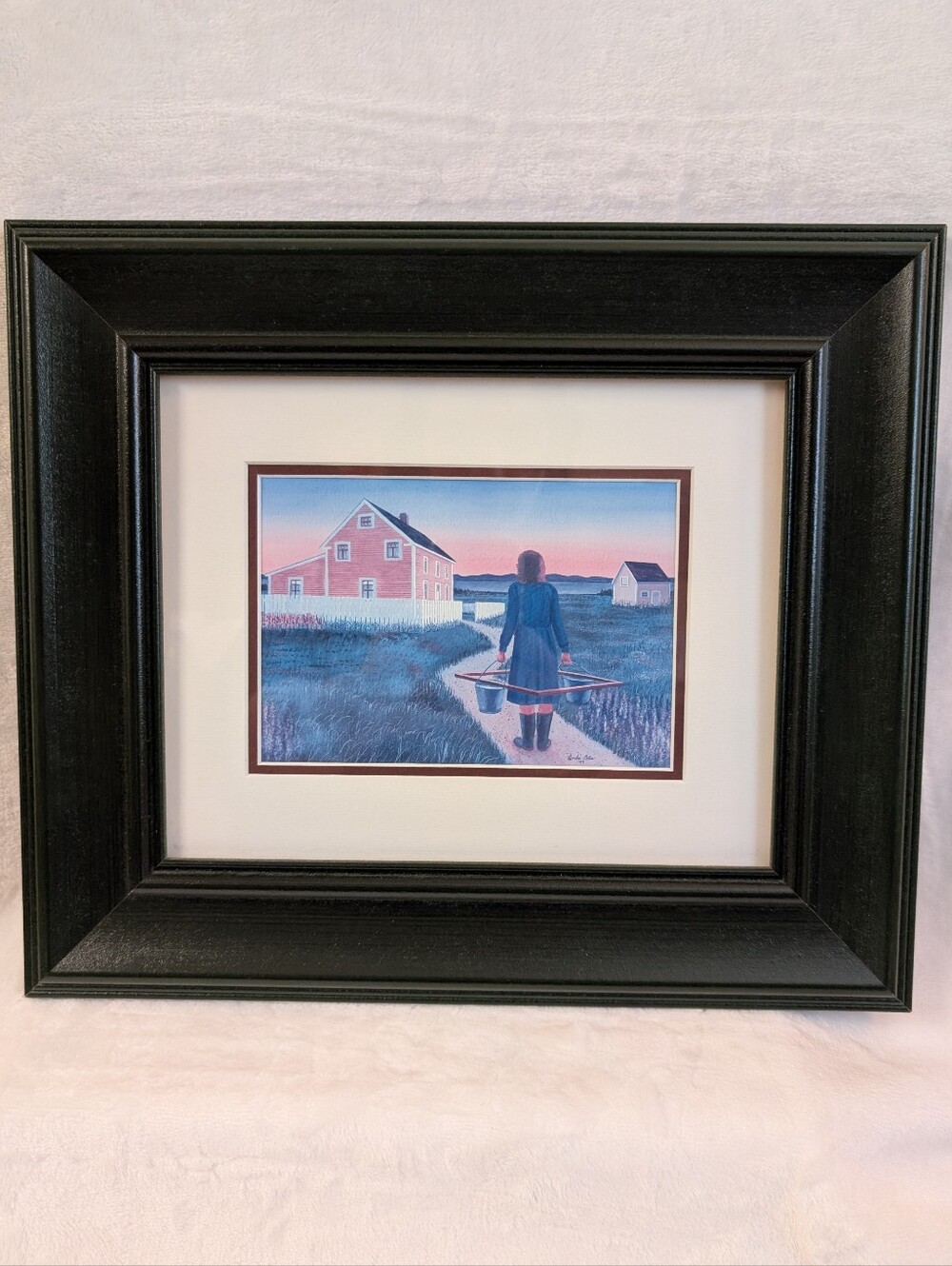 Framed Print, "Bring Water" by Linda Coles